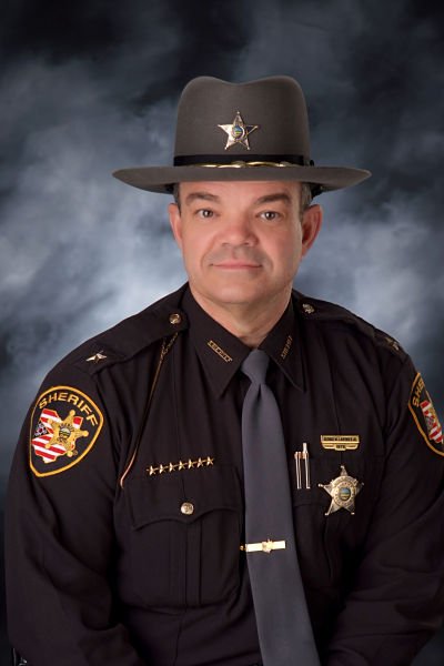 Sheriff George W. Lavender, Jr. in uniform